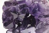 Dark Purple Amethyst Cluster - Large Points #206913-3